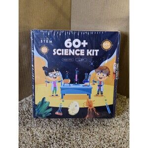 60+ Science Experiment Kit for Kids Ages 5-6-7-8, STEM Learning and Educational